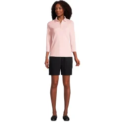 Women's Mid Rise Elastic Waist Pull On 10