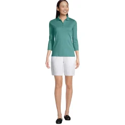 Women's Mid Rise Elastic Waist Pull On 10