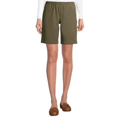 Women's Mid Rise Elastic Waist Pull On 10