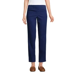 Women's Mid Rise Pull On Chino Ankle Pants