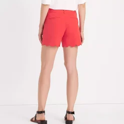Women's Mid Rise Scallop Hem 5