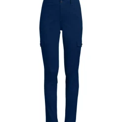 Women's Mid Rise Slim Cargo Chino Pants