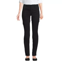 Women's Mid Rise Slim Cargo Chino Pants