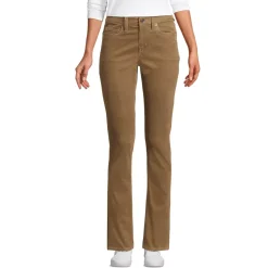 Women's Mid Rise Straight Leg Corduroy Pants