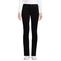 Women's Mid Rise Straight Leg Corduroy Pants