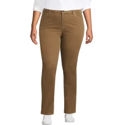 Women's Mid Rise Straight Leg Corduroy Pants