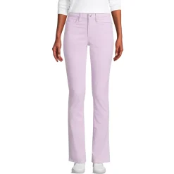 Women's Mid Rise Straight Leg Corduroy Pants