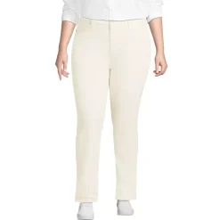 Women's Mid Rise Straight Leg Corduroy Pants