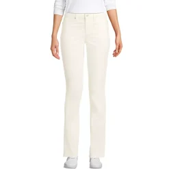 Women's Mid Rise Straight Leg Corduroy Pants
