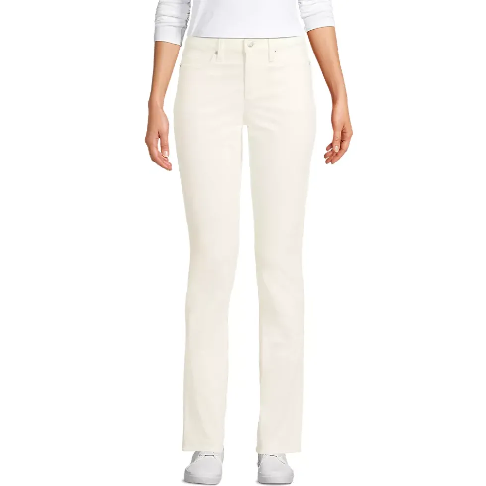 Women's Mid Rise Straight Leg Corduroy Pants