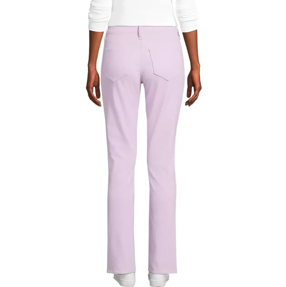 Women's Mid Rise Straight Leg Corduroy Pants