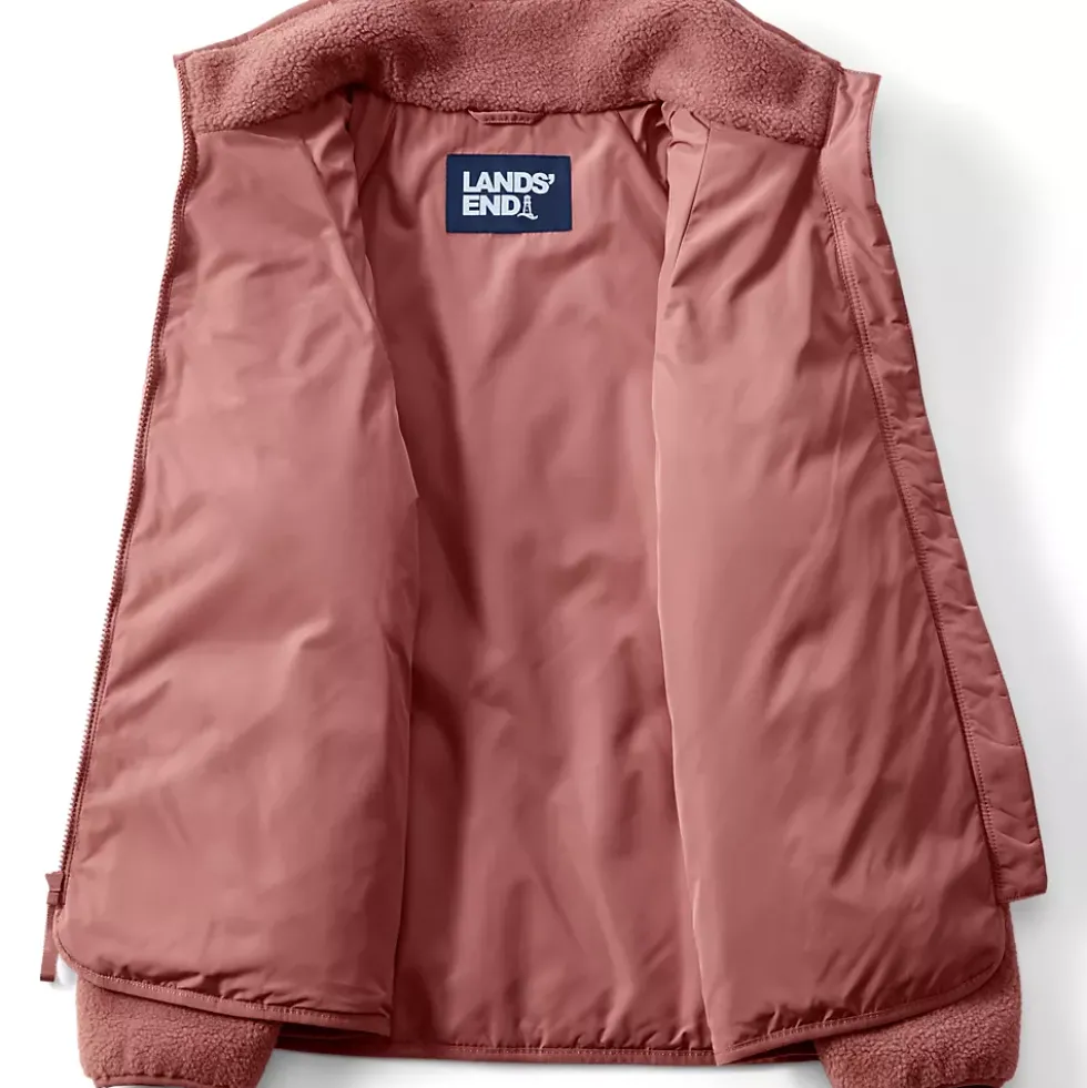 Women's Mixed Media Sherpa Fleece Jacket
