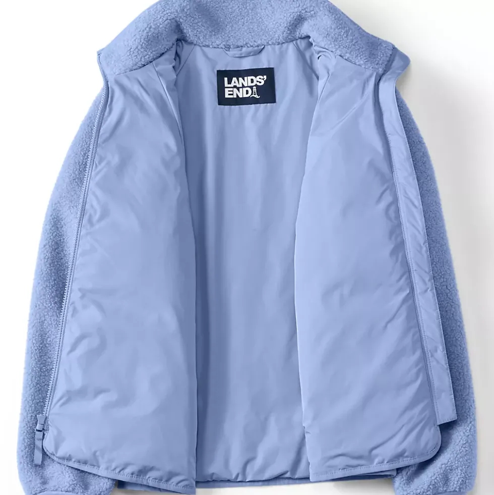 Women's Mixed Media Sherpa Fleece Jacket