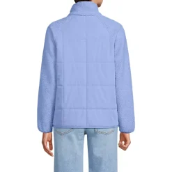 Women's Mixed Media Sherpa Fleece Jacket