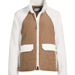 Women's Mixed Media Sherpa Fleece Jacket