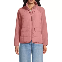 Women's Mixed Media Sherpa Fleece Jacket