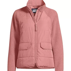 Women's Mixed Media Sherpa Fleece Jacket