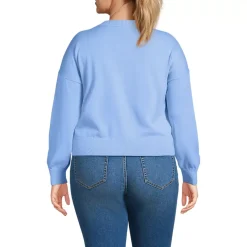 Women's Modern Length Fine Gauge Crew Neck Cardigan Sweater