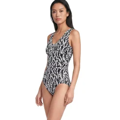 Women's New SlenderSuit Grecian Adjustable Low Leg One Piece