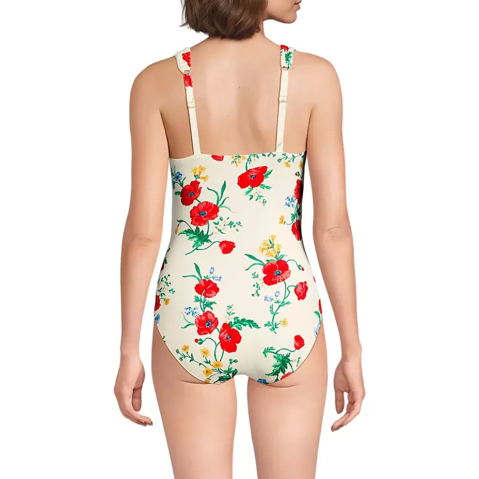 Women's New SlenderSuit Grecian Adjustable Low Leg One Piece