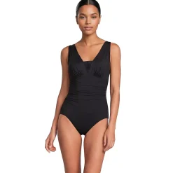 Women's New SlenderSuit Grecian Adjustable Low Leg One Piece