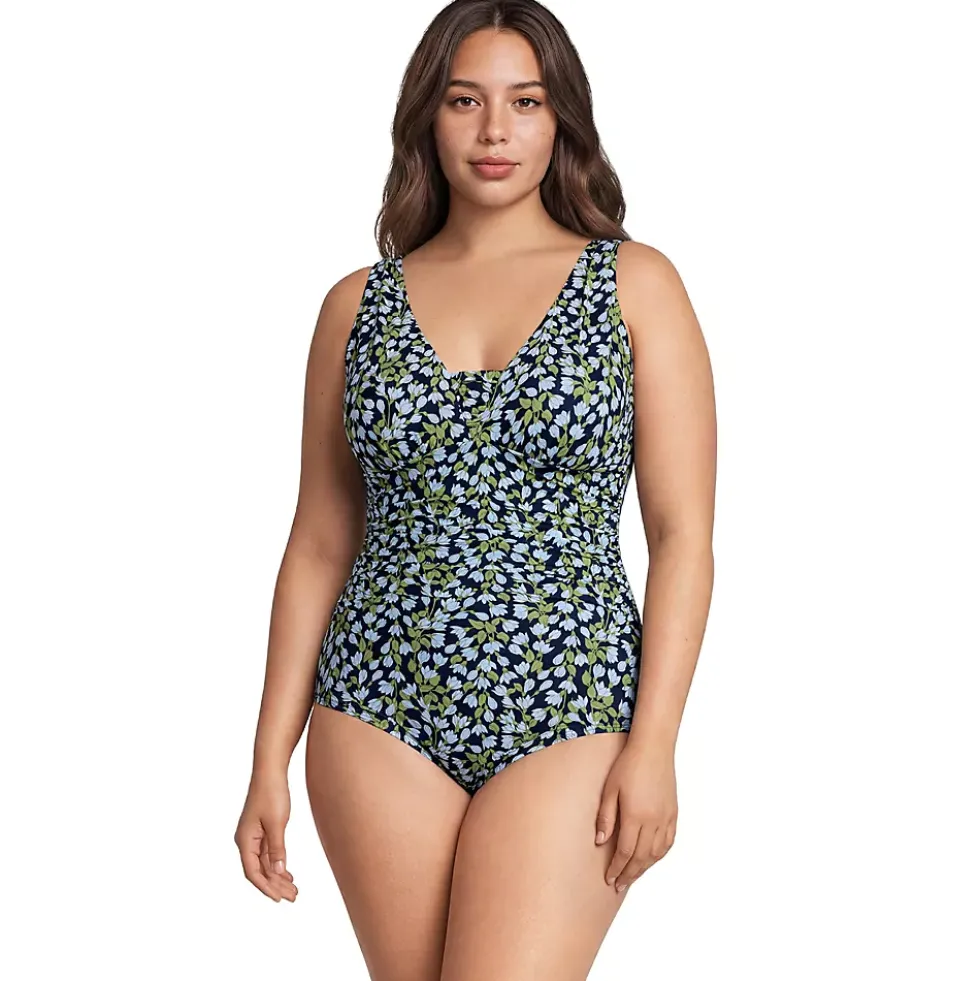 Women's New SlenderSuit Grecian Adjustable Low Leg One Piece