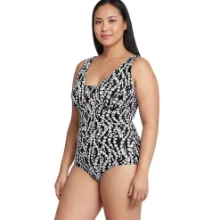 Women's New SlenderSuit Grecian Adjustable Low Leg One Piece