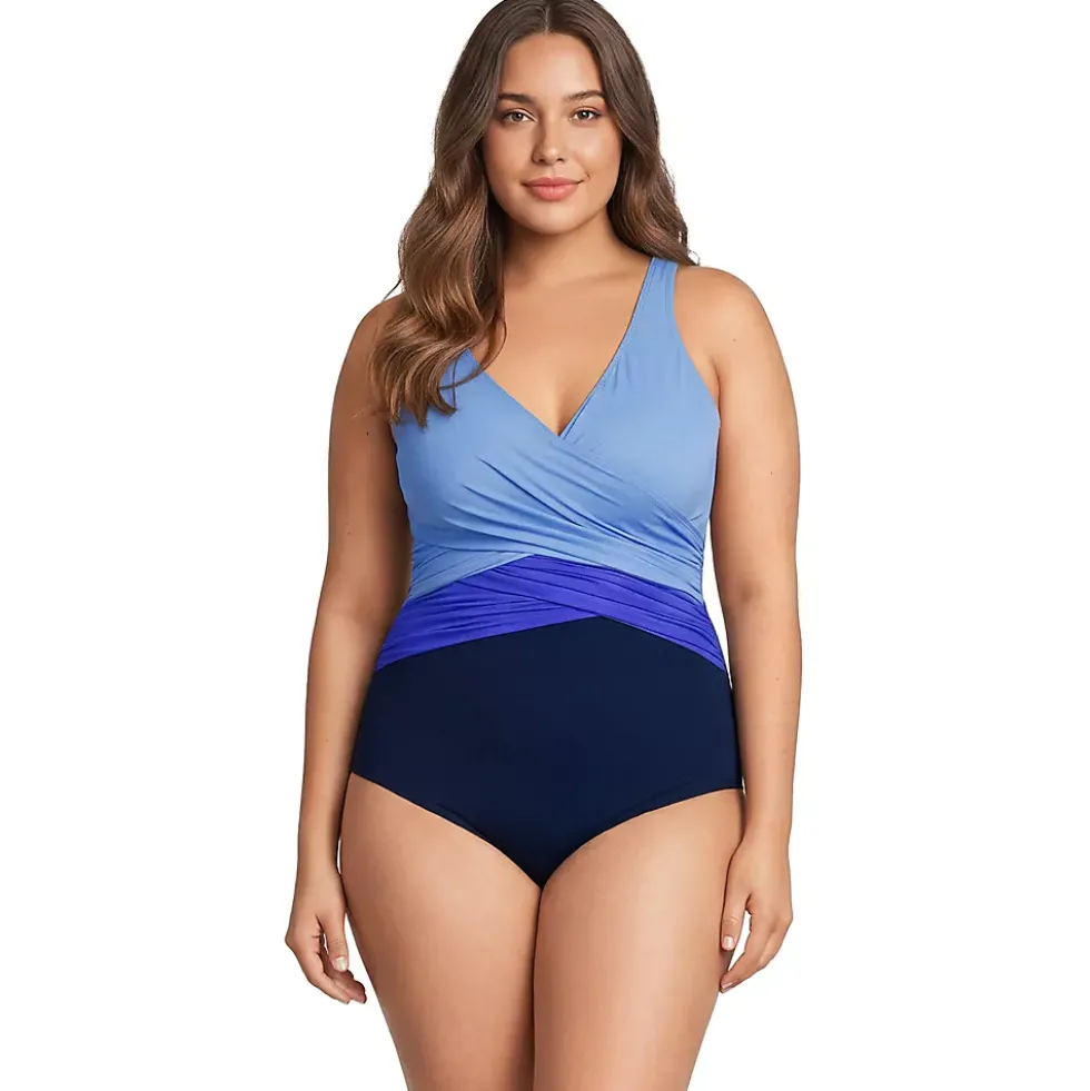 Women's New SlenderSuit Wrap One Piece Swimsuit