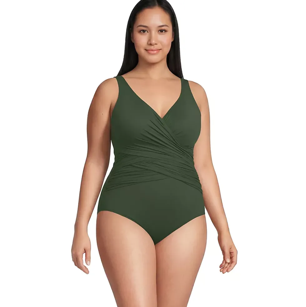 Women's New SlenderSuit Wrap One Piece Swimsuit