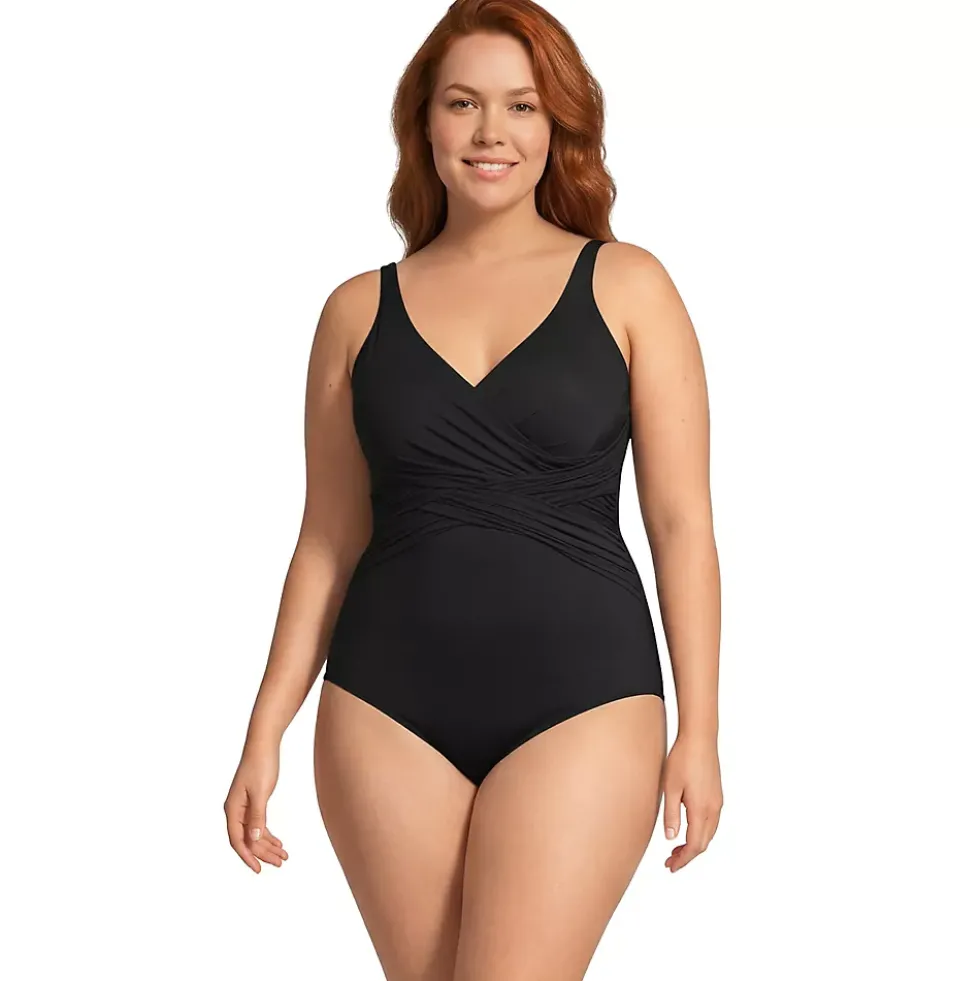 Women's New SlenderSuit Wrap One Piece Swimsuit