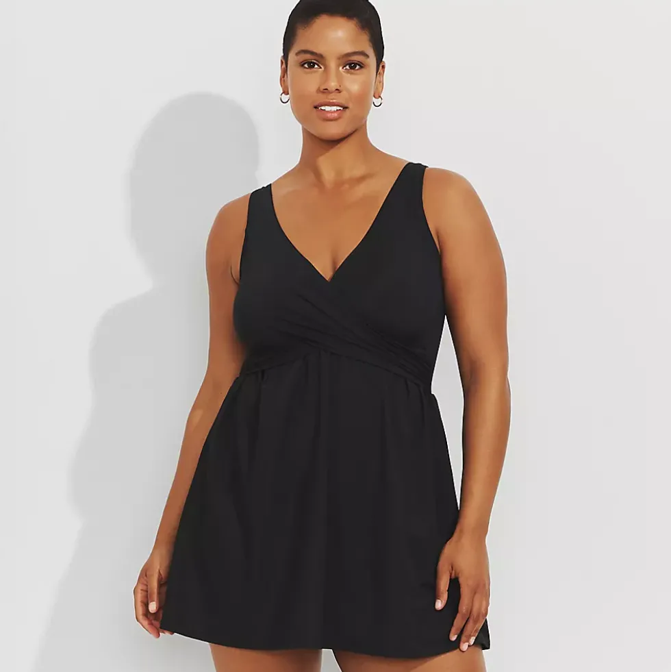 Women's New SlenderSuit Wrap Swim Dress Swimsuit