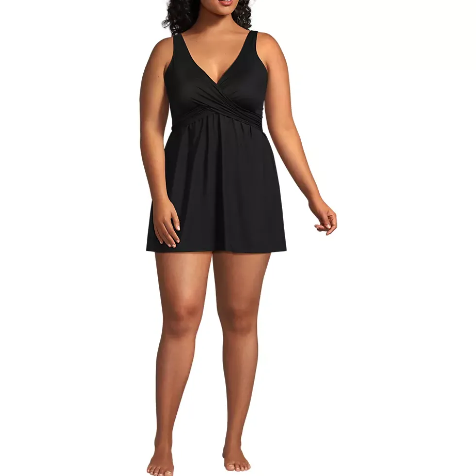 Women's New SlenderSuit Wrap Swim Dress Swimsuit