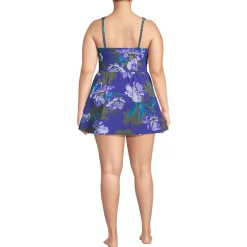 Women's New SlenderSuit Wrap Swim Dress Swimsuit Print