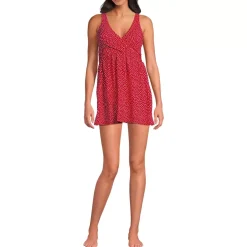 Women's New SlenderSuit Wrap Swim Dress Swimsuit Print