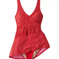 Women's New SlenderSuit Wrap Swim Dress Swimsuit Print