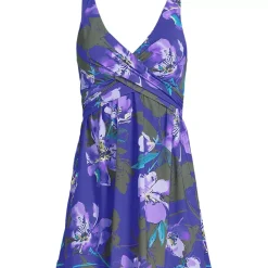 Women's New SlenderSuit Wrap Swim Dress Swimsuit Print