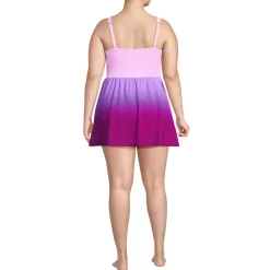 Women's New SlenderSuit Wrap Swim Dress Swimsuit Print