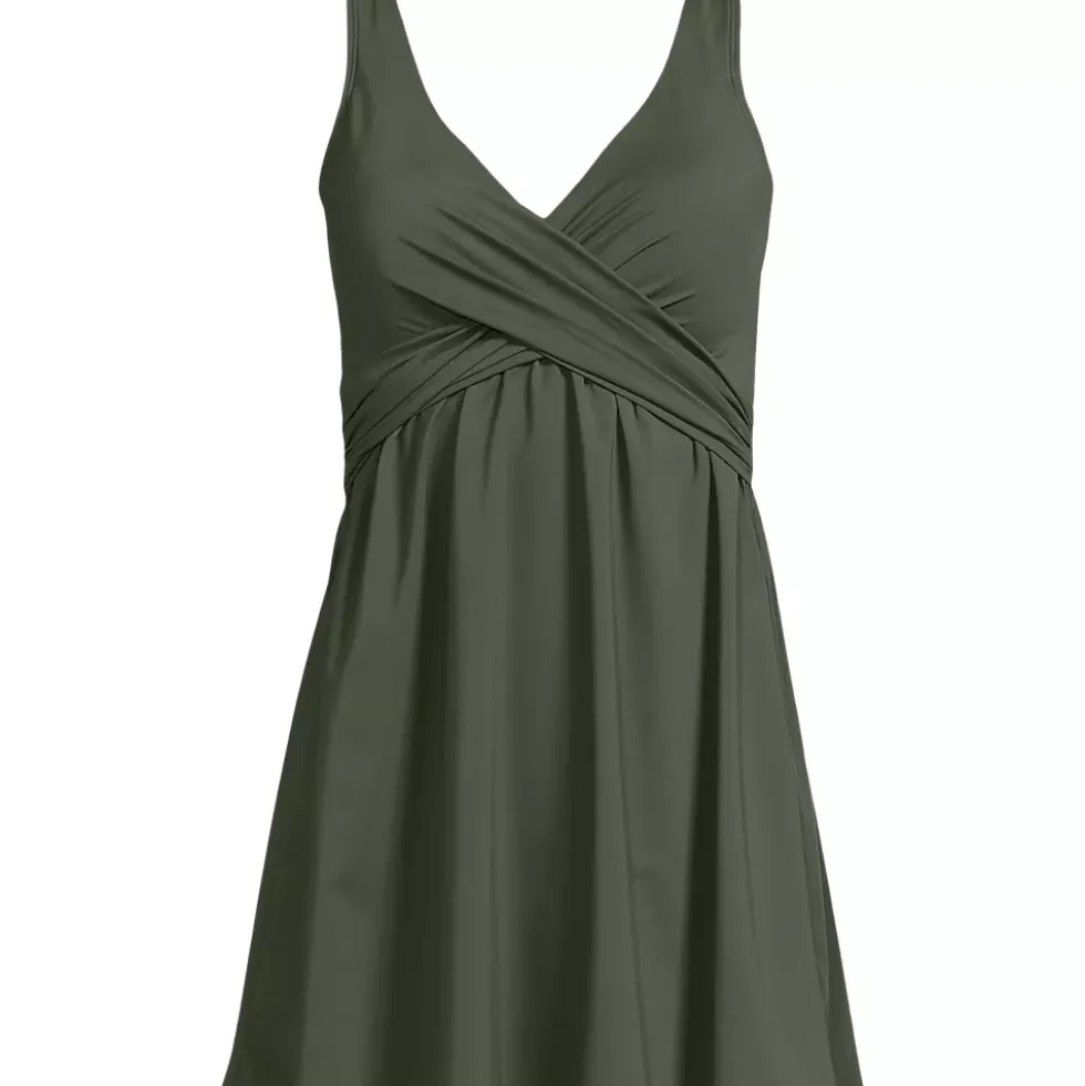 Women's New SlenderSuit Wrap Swim Dress Swimsuit
