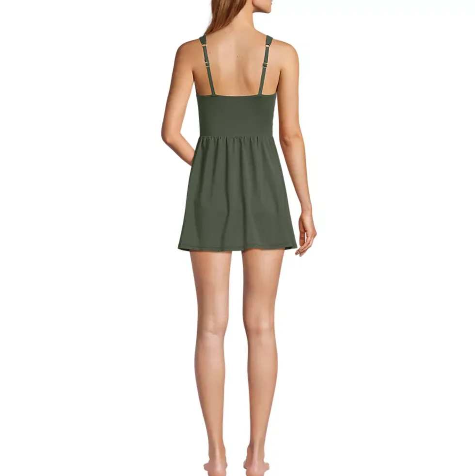 Women's New SlenderSuit Wrap Swim Dress Swimsuit