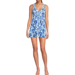 Women's New SlenderSuit Wrap Swim Dress Swimsuit Print