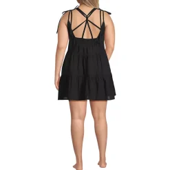 Women's New Tiered Cover Up Mini Dress