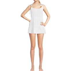 Women's New Tiered Cover Up Mini Dress
