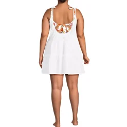 Women's New Tiered Cover Up Mini Dress