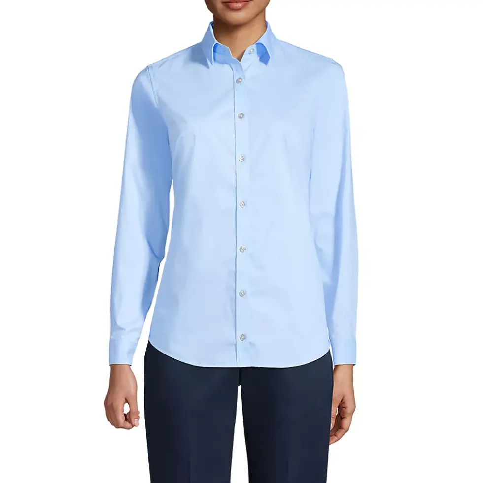 Women's No Gape Long Sleeve Stretch Shirt