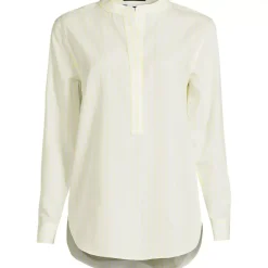 Women's No Iron Banded Collar Popover Shirt