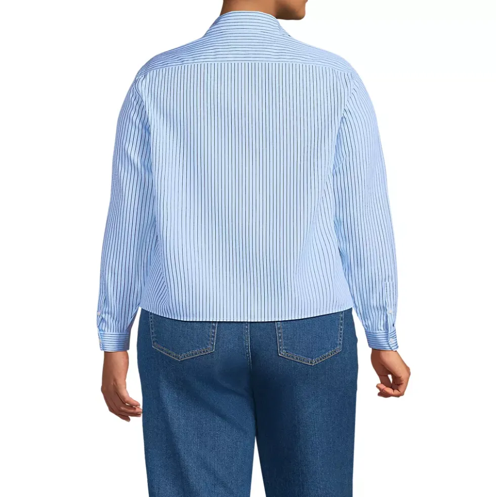 Women's No Iron Boxy Cropped Shirt