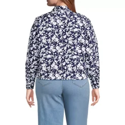 Women's No Iron Boxy Cropped Shirt