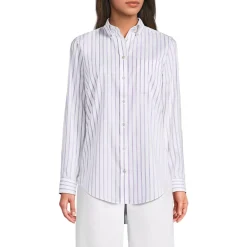 Women's No Iron Pinpoint Relaxed Fit Shirt