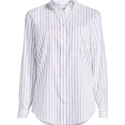 Women's No Iron Pinpoint Relaxed Fit Shirt