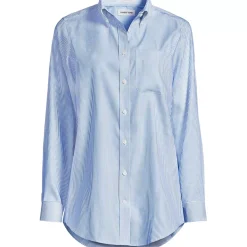 Women's No Iron Pinpoint Relaxed Fit Shirt